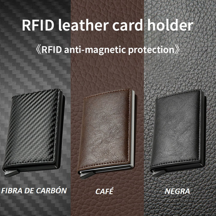 Combo Billetera Inteligente Tech RFID + Reloj Original Binbond en Acero Inoxidable