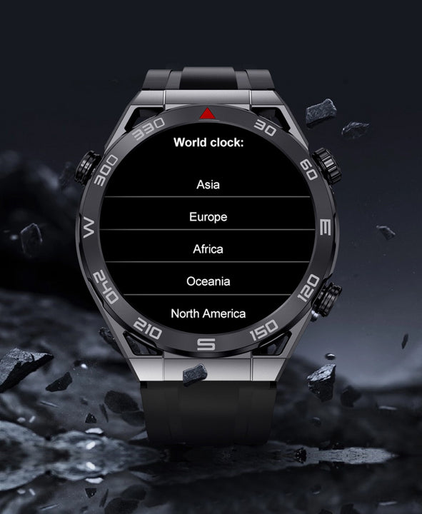 Smartwatch DT NO.1 Ultra Mate en Acero Inoxidable (Incluye dos pulsos), con resistencia al agua IP68.