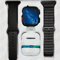 SMART WATCH I8 ULTRA INFINITY BIG 2.0 + PULSERA + AURICULARES